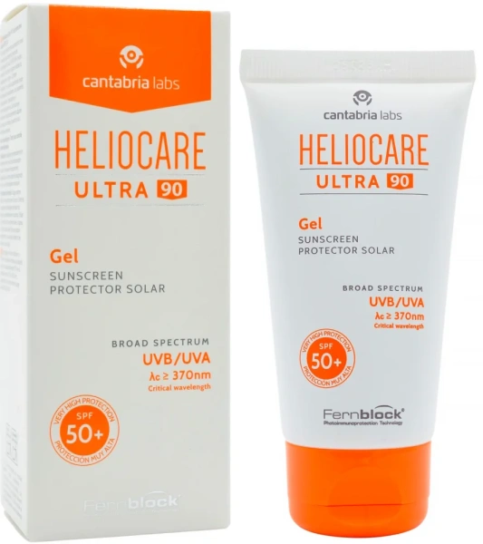 Сонцезахисний гель SPF90+ для комбінованої та жирної шкіри Heliocare / HELIOCARE ULTRA GEL SPF90+ / Cantabria Labs