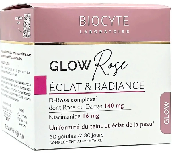 Для ідеального кольору обличчя / GLOW ROSE /  Biocyte купить