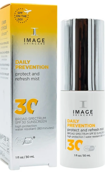 Захисний та освіжаючий спрей SPF 30 / Daily Prevention Protect And Refresh Mist SPF 30 / Image Skincare
