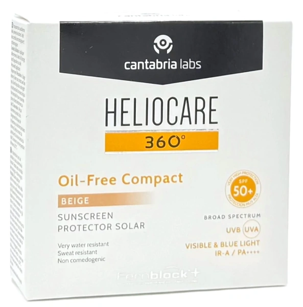Солнцезащитная компактная пудра с тоном для комбинированной кожи / HELIO 360 OIL-FREE COMPACT / Cantabria Labs купить