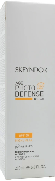 Захисний спрей для тіла SPF 50 / Body protective b-phase SPF 50 Age Photo Defense / Skeyndor купить