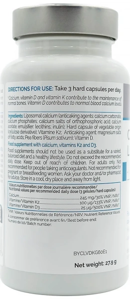 Комплекс кальцію, вітамінів D та K / Calcium Liposomal D3 K2 / Biocyte купить