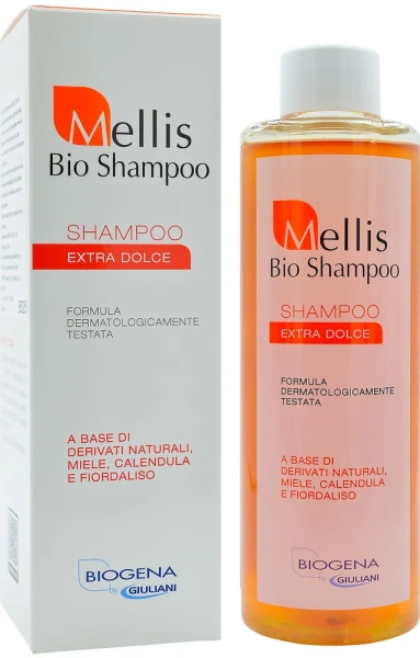 Шампунь ультра делікатний, робить волосся шовковистим і м'ягким / MELLIS BIO / Biogena