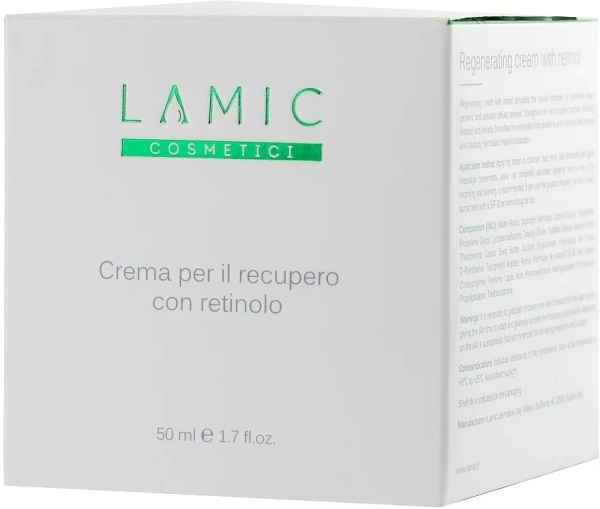 Крем із ретинолом / « Crema per il recupero con retinolo » / Lamic Cosmetici купить