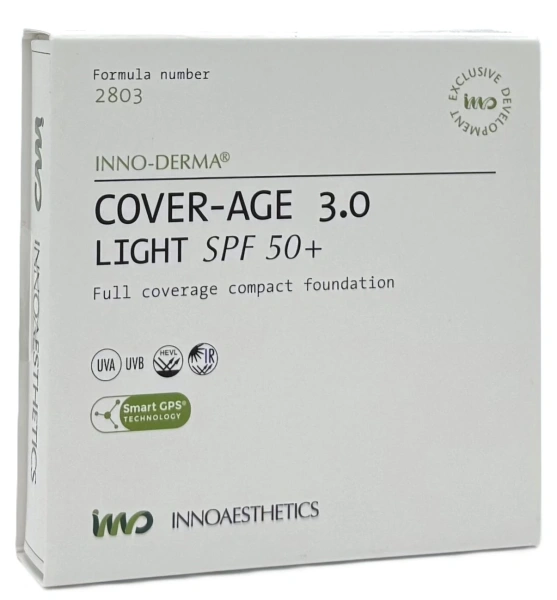 Матирующая компактная крем-пудра с SPF50+ / Epigen Coverage Uvp 50+ / Innoaesthetics купить