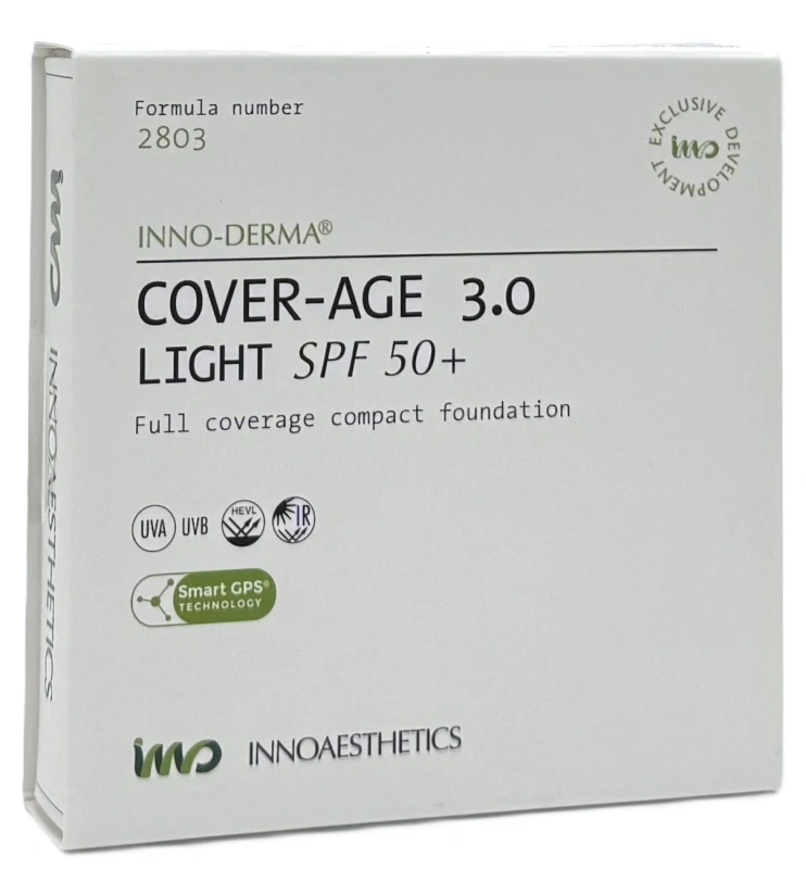 Матирующая компактная крем-пудра с SPF50+ / Epigen Coverage Uvp 50+ / Innoaesthetics купить