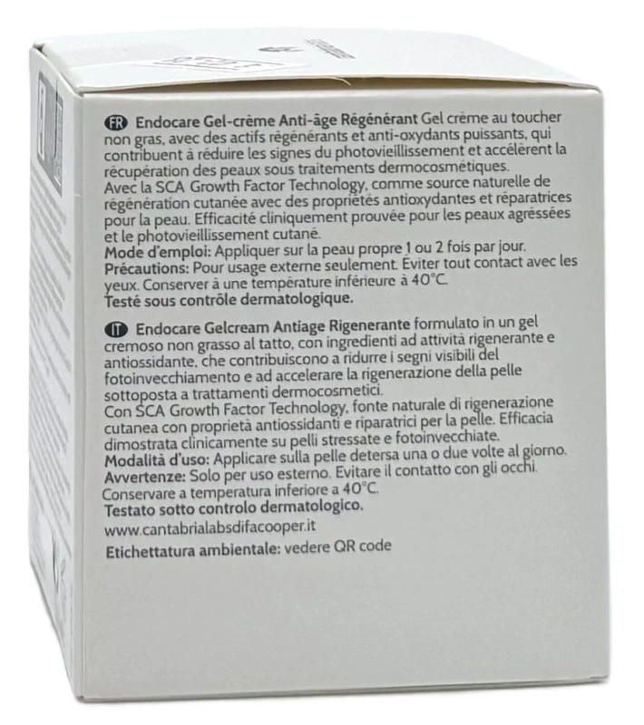 Регенерирующий омолаживающий гель-крем Endocare / ENDOCARE GEL CREAM / Cantabria Labs купить