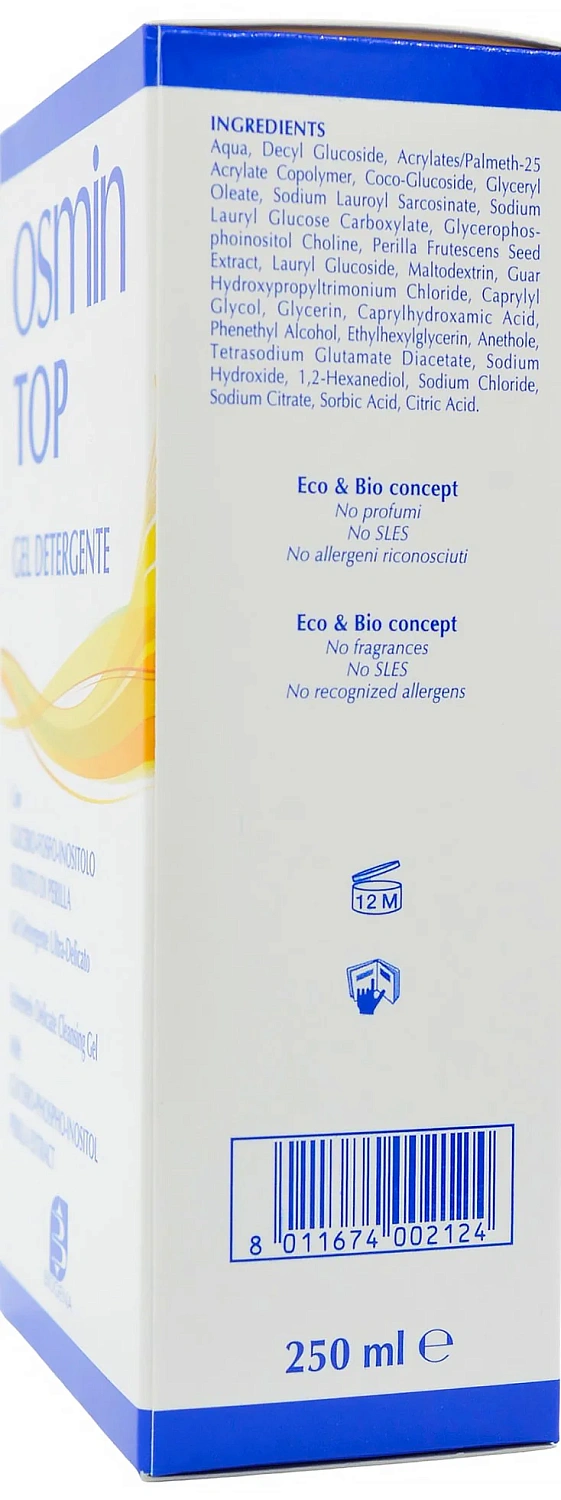 Гель очищающий деликатный / OSMIN TOP GEL Detergente / Biogena