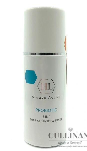 Очиститель 3 в 1 / PROBIOTIC 3 in 1. SOAP, CLEANSER & TONER / Holy Land купить