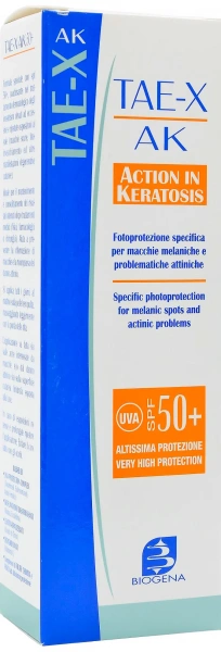 Солнцезащитный крем при гиперпигментации /  TAE X AK 50+ (SPF 80) / Biogena купить