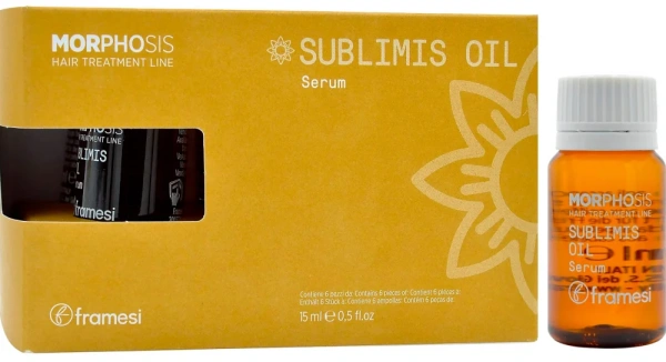 Інтенсивна зволожуюча олія, миттєвий ефект / Набір Morphosis Sublimis Oil Serum / Framesi
