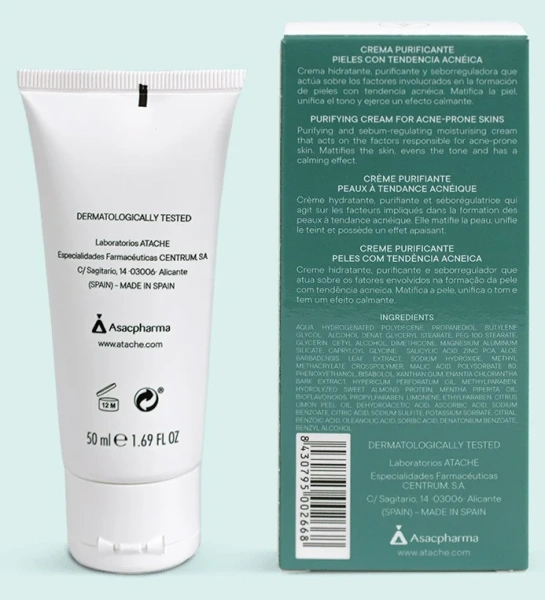 Балансуючий крем для шкіри з акне / Oily SK Balancing Cream I / Atache купить