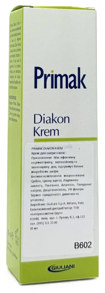 Крем против акне / Primak DIAKON KREM / Biogena купить
