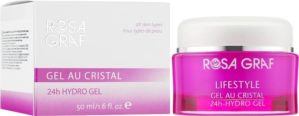 Кристальный крем-гель для контура глаз и лица с витамином А / Lifestyle 24h-HYDROGEL / Rosa Graf купить