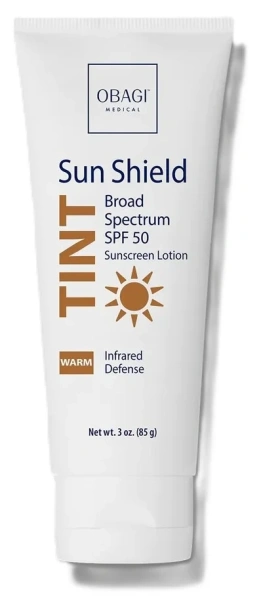 Тонований сонцезахисний крем теплого відтінку / TINT BROAD SPECTRUM SPF 50 WARM / Obagi Medical