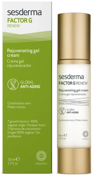 Крем-гель для обличчя / Factor G Renew Rejuvenating Gel Cream / Sesderma