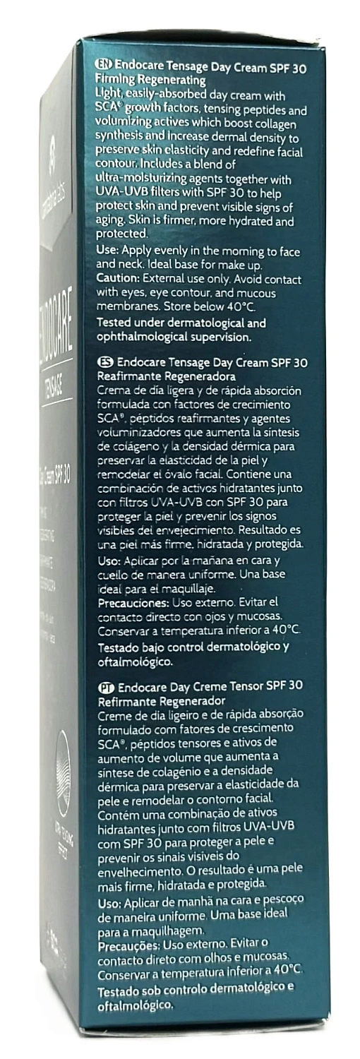Дневной крем для нормальной и сухой кожи лица / Endocare Tensage Day Cream SPF 30 / Cantabria Labs