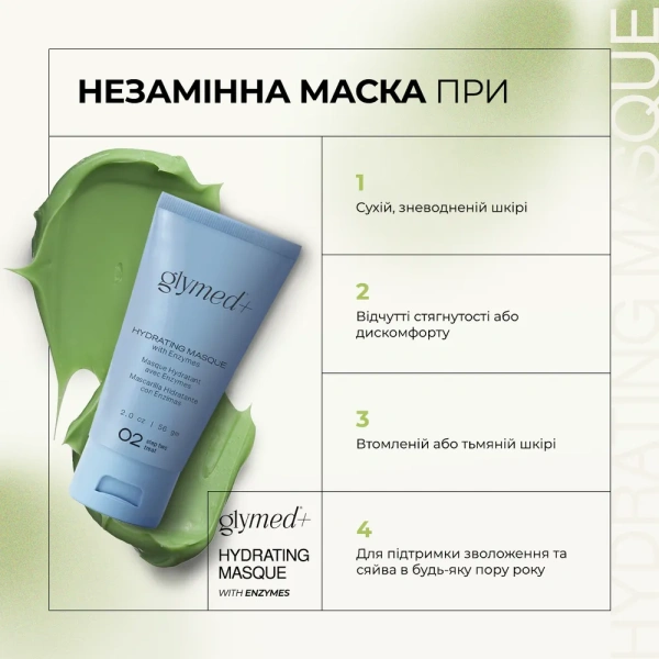 Ультраувлажняющая маска с энзимами / Hydrating Masque with Enzymes / GlyMed Plus купить