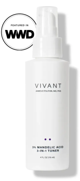 Тонік з 3% мигдальної кислоти / 3% Mandelic Acid 3-in-1 Toner / Vivant купить