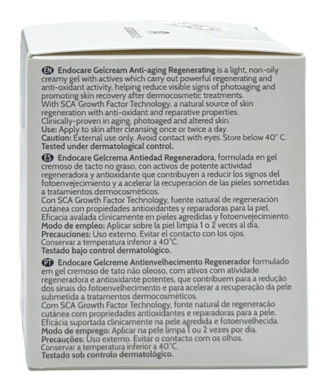 Регенеруючий омолоджуючий гель-крем Endocare / ENDOCARE GEL CREAM / Cantabria Labs купить