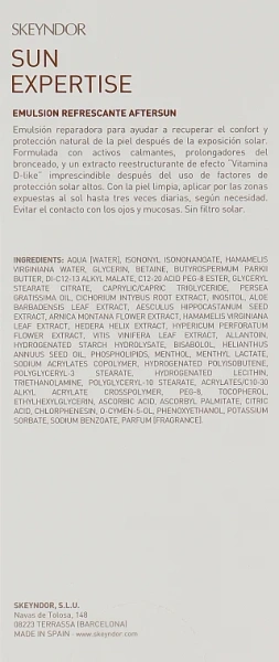 Освіжаюча емульсія після засмаги / Sun Expertise Fresh After Sun Emulsion / Skeyndor купить