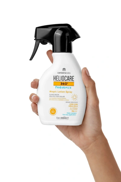 Дитячий лосьйон для атопічної шкіри SPF50 Heliocare 360º Pediatrics / HELIOCARE 360º Pediatrics ATOPIC LOTION Spray SPF50 / Cantabria Labs купить