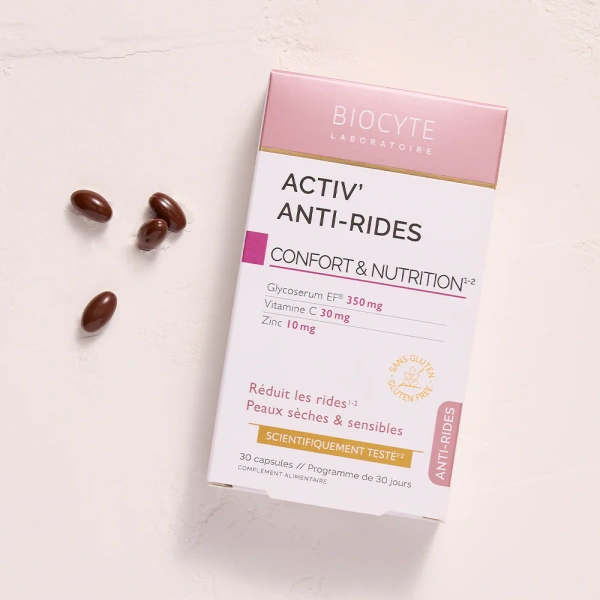 Формула з керамідами для зменшення зморшок / Activ Anti Rides / Biocyte купить