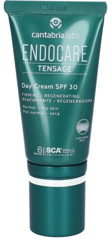 Дневной крем для нормальной и сухой кожи лица / Endocare Tensage Day Cream SPF 30 / Cantabria Labs купить