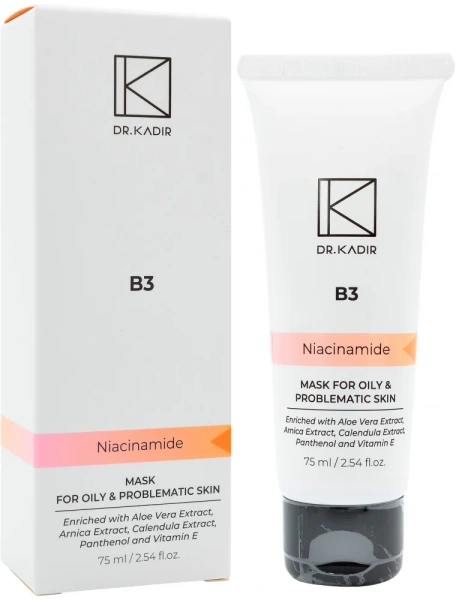 Маска для жирної та проблемної шкіри В3 / B3 Mask For Oily And Problematic Skin / Dr.Kadir