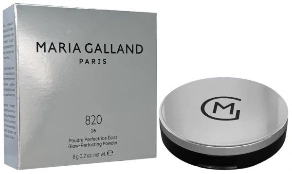 Компактная пудра в футляре с зеркалом, пуховкой / 820 GLOW PERFECTING POWDER / Maria Galland Paris купить