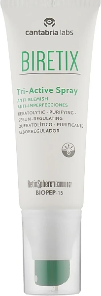 Спрей три-актив анти-акне / Tri-Active Spray Anti-Blemish Biretix / Cantabria Labs купить