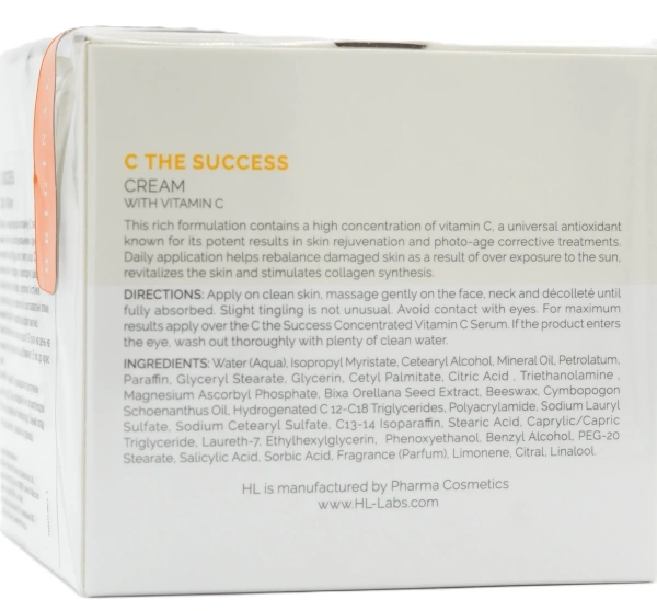 Крем с витамином С / C THE SUCCESS CREAM / Holy Land купить