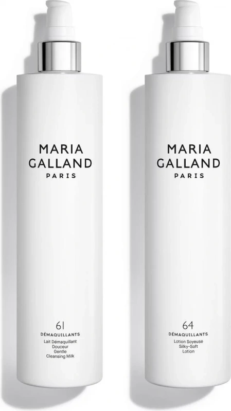 Набір для очищення та догляду за шкірою / MILKY & SILKY CLEANSING DUO SKINCARE SET 61+64 / Maria Galland Paris купить