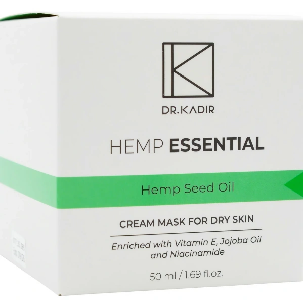 Маска-крем з екстрактом Канабіс для сухої шкіри / Hemp Essential Cream-Mask For Dry Skin / Dr.Kadir купить