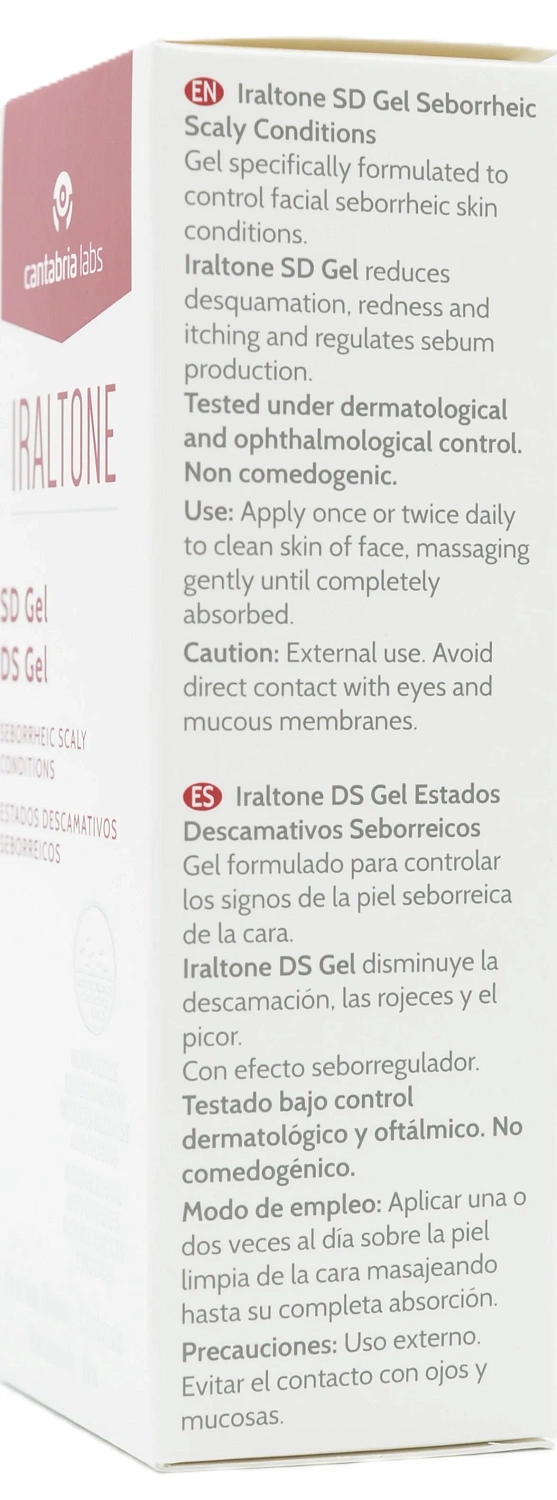 Лечебный гель против себореи / IRALTONE SD GEL / Cantabria labs