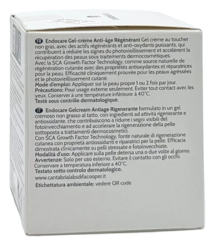 Регенеруючий омолоджуючий гель-крем Endocare / ENDOCARE GEL CREAM / Cantabria Labs купить