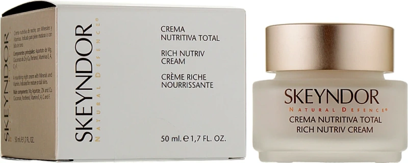 Обогащённый питательный крем 30+ / Natural defence rich nutriv cream / Skeyndor купить