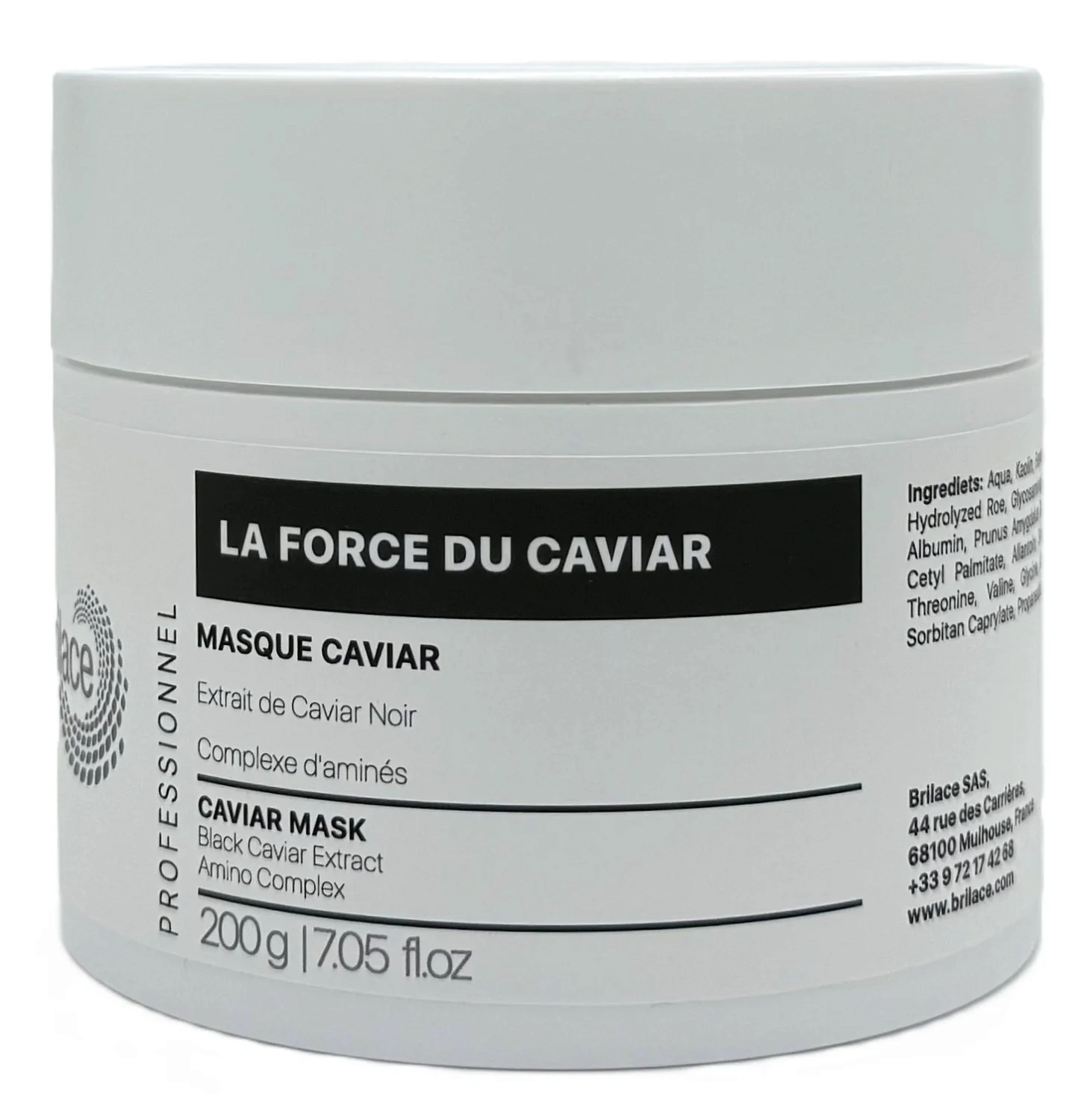 Омолоджувальна маска з екстрактом чорної ікри / Caviar mask / Brilace