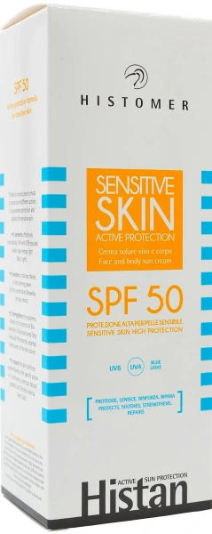Крем сонцезахисний SPF50 для обличчя та тіла SENSITIVE / Sensetive Skin Active Protection SPF50 / Histomer купить