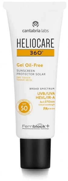 Сонцезахисний гель на водній основі SPF50 Heliocare 360º / HELIOCARE 360º GEL OIL-FREE SPF50 / Cantabria Labs купить