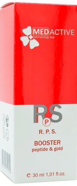 Мультипептидний антивіковий бустер & Gold / R. P. S. BOOSTER peptide & gold ph – 5,9 (АП+) / Medactive купить