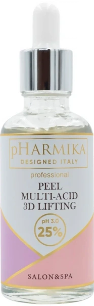 Мультикислотний пілінг 3D-ліфтинг 25% рН 3.0 / PEEL MULTI-ACID 3D LIFTING 25% рН 3.0 / pHarmika