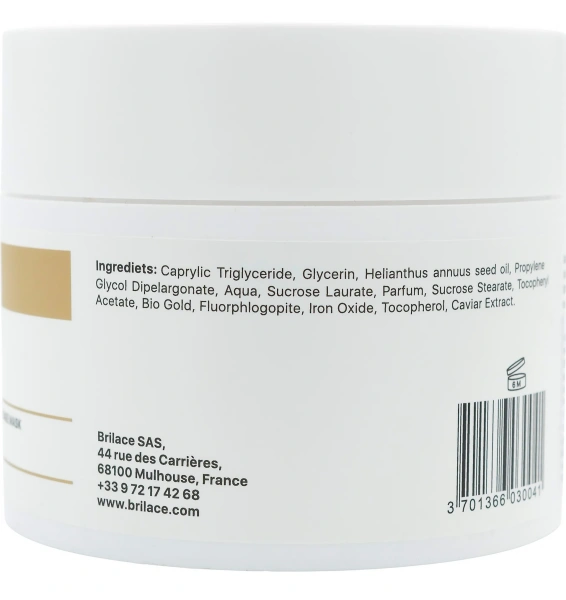 Маска з золотом та екстрактом ікри / Luxury Gold and Caviar massage mask / Brilace купить
