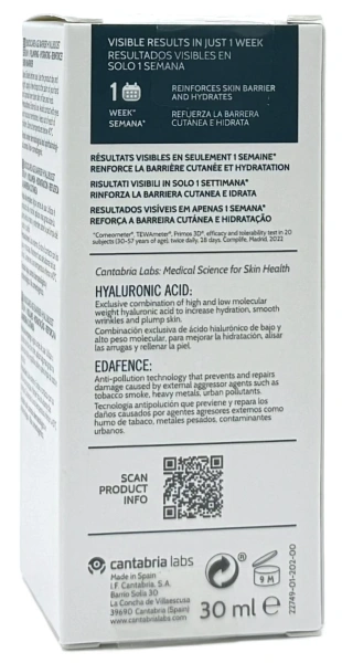 Антивозрастная увлажняющая сыворотка для лица / Endocare Hyaluboost Age Barrier Serum / Cantabria Labs купить