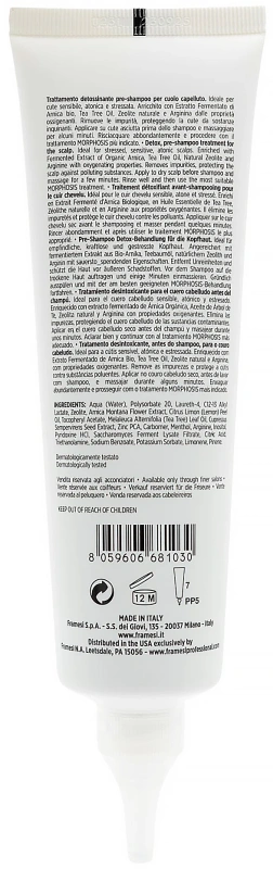 Детоксицирующая эссенция, очищающая кожу головы / Morphosis Scalp Detox Essence / Framesi купить