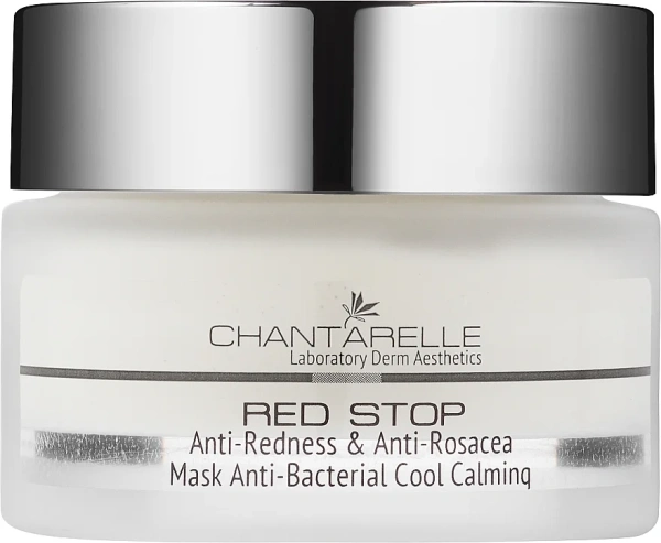 Охолоджуюча, заспокійлива, антибактеріальна маска / Anti-Redness Anti-Bacterial Rosacea Mask / Chantarelle купить