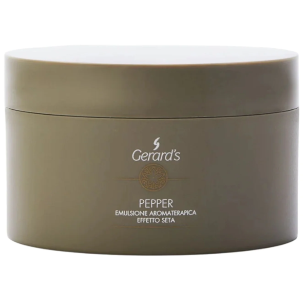Ароматична емульсія для тіла "Перець" з ефектом шовку / PEPPER AROMATHERAPY BODY EMULSION / Gerard's