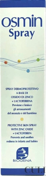 Спрей від пітниці і попрілостей (Zinc+Lactoferrin) / Osmin SPRAY / Biogena купить