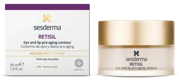 Інтенсивний омолоджуючий крем для шкіри навколо очей та губ / Retisil / Sesderma